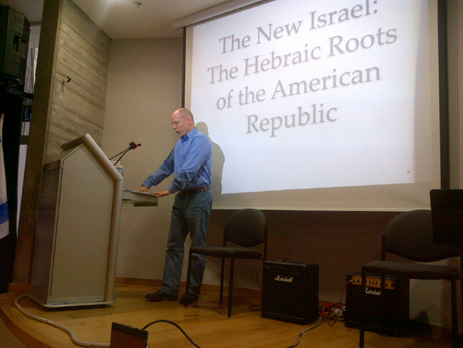 Dr. Eran Shalev: "The New Israel": the Hebraic Roots of the American Republic.  